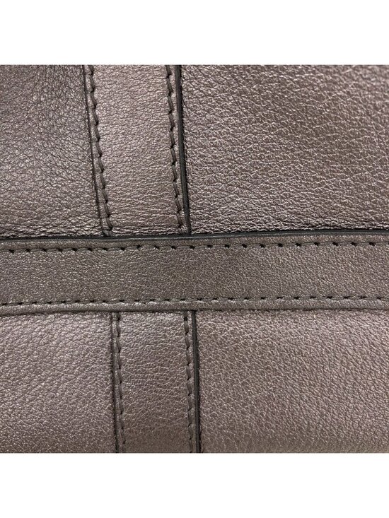 BVLGARI Medallion Shoulder Bag Leather Brown Gold Auth  Bvlgari Shoulder Bag Leather
